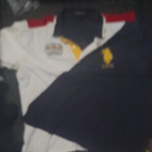 Us Polo Shirt with Embroidered Logo